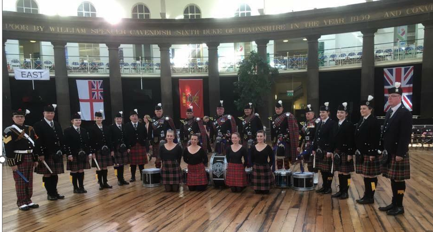 Miss Olivia at the Buxton Military Tattoo
